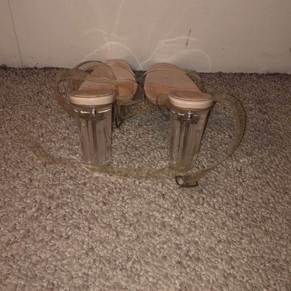 Size 38.5 Ego Official Perspex sandals - Picture 3 of 3